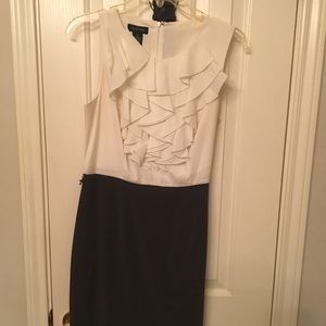 Spense Romantic Creme and Grey dress.
